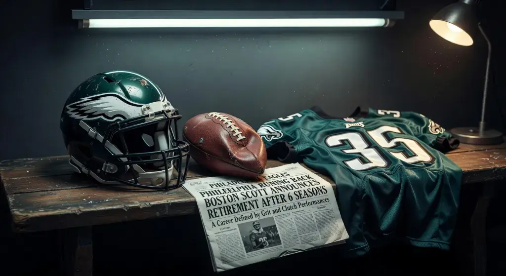 Philadelphia Eagles running back Boston Scott announces retirement from NFL