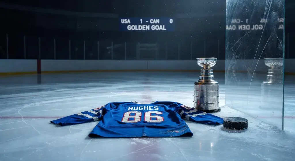 Jack Hughes questions Hockey Hall of Fame possession of puck from U.S. men's Olympic hockey golden goal