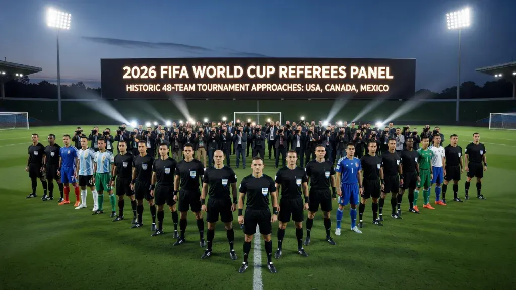 2026 World Cup Referees Revealed as Historic 48-Team Tournament Approaches
