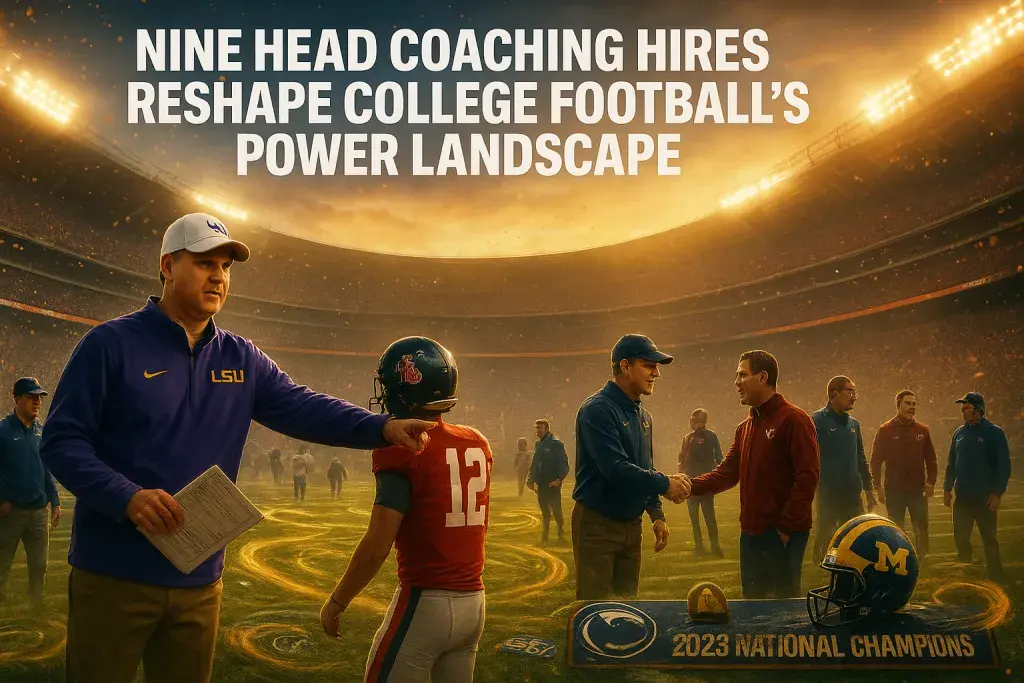 Nine Head Coaching Hires Reshape College Football's Power Landscape