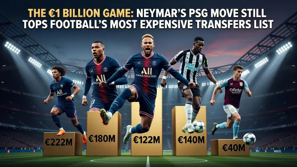 Neymar's PSG Deal Still Leads Football's Priciest Transfers
