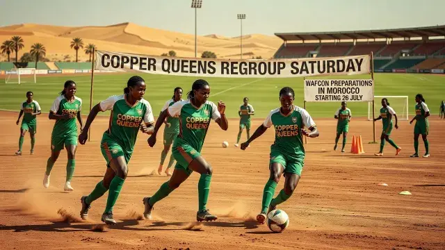 Copper Queens Regroup Saturday to Sharpen WAFCON Preparations in Morocco