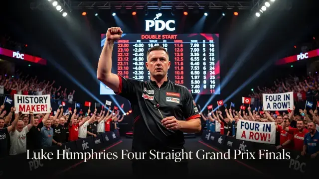 Humphries Becomes First Player to Reach Four Straight Grand Prix Finals
